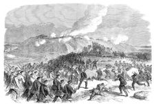 The War in Denmark: the assault on No. 4 Redoubt at Düppel...by our special artist, 1864. Creator: Unknown