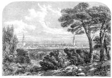 The War in Denmark: view of Aalborg, in Jutland, now occupied by the Prussian army, 1864. Creator: Unknown