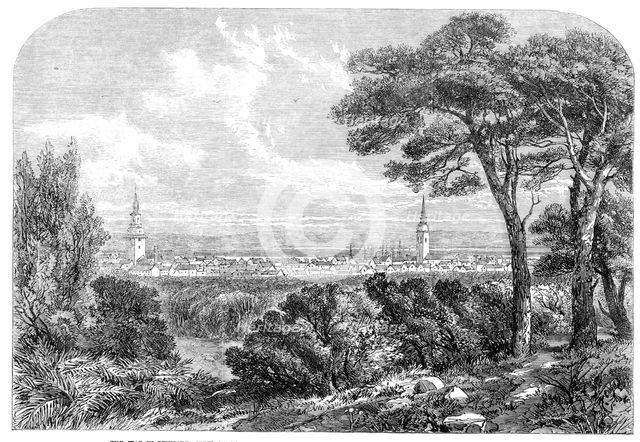The War in Denmark: view of Aalborg, in Jutland, now occupied by the Prussian army, 1864. Creator: Unknown.