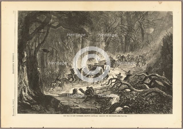 The War in East Tennessee, published November 21, 1863. Creator: Unknown.