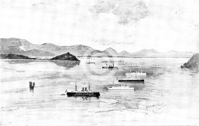 The War in Eastern Asia: before the attack on Wei-Hai-Wei, 1895. Creator: Unknown.