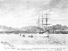 The War in Eastern Asia: facsimile of a sketch by Mr. A. Linton, Shanghai, 1894, (1895). Creator: George Meisenbach