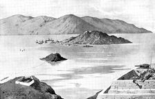The War in Eastern Asia: the Harbour of Wei-Hai-Wei - coast line...about five miles in length, 1895. Creator: George Meisenbach