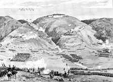 The War in Eastern Asia: the Storming of Port Arthur by the Japanese, 1895. Creator: George Meisenbach