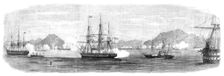 The War in Japan: action of Sept. 5, in the Strait of Simonosaki, 1864. Creator: Edwin Weedon