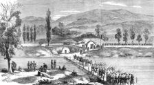 The War in Naples - Garibaldian troops crossing the Volturno..., 1860. Creator: Unknown