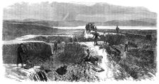 The War in New Zealand: stronghold of the Maoris at Rangariri, 1864. Creator: Unknown