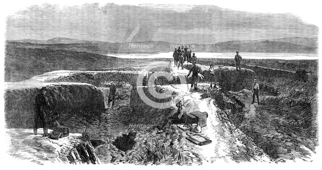 The War in New Zealand: stronghold of the Maoris at Rangariri, 1864. Creator: Unknown.