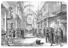 The War in Schleswig: chapel at Gravenstein used as a Prussian barrack..., 1864. Creator: Unknown