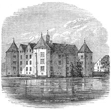 The War in Schleswig: the Chateau of Glücksburg, near Flensburg, 1864. Creator: Unknown