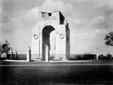 The War Memorial in Victoria Park, Leicester, Leicestershire, after 1923. Artist: Alfred Newton & Sons