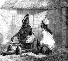 The War on the Gold Coast: women of Annamaboe cooking, 1873. Creator: Unknown