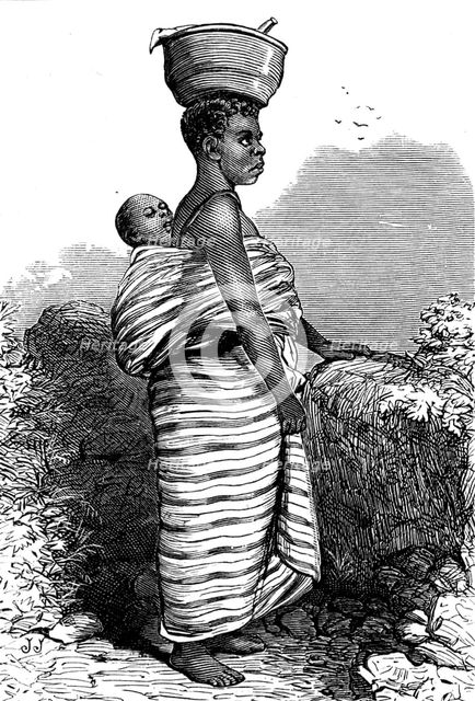 The War on the Gold Coast: a bush woman, 1873. Creator: Unknown.