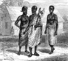 The War on the Gold Coast: Ashantee messengers of peace, 1873. Creator: Unknown