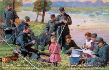 The War on the Yser French WWI postcard, 1914-1918