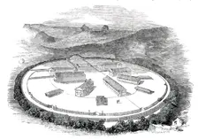 The War Prison, near Toy-Royal, Dartmoor, 1850. Creator: Unknown