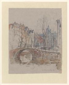 The Warmoesgracht, 1894. Creator: Jan Hoynck van Papendrecht