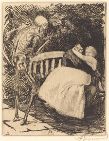 The Warning (L'avertissement), 1900. Creator: Paul Albert Besnard