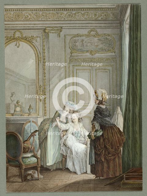 The Wardrobe Consultant, 1782. Creator: Nicolas Lavreince.