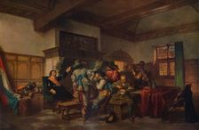 The Warrior's Story c1861, (1938). Artist: Herman Frederik Carel Ten Kate
