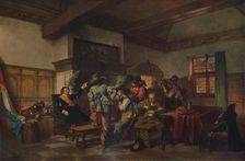 The Warrior's Story c1861, (1938). Artist: Herman Frederik Carel Ten Kate