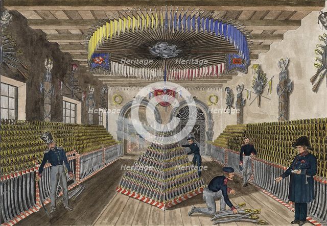 The Warsaw Arsenal. Armory of the cavalry, 1829.