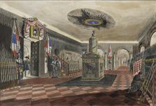 The Warsaw Arsenal. The central hall, 1829