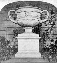 The Warwick Vase, Warwick Castle, Warwick, Warwickshire, late 19th century