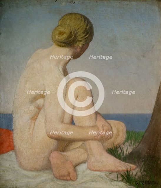 The Watcher, 1927-18. Creator: George Clausen.