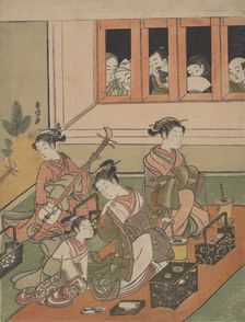 The Watchers and the Watched, 1764-72., 1764-72. Creator: Suzuki Harunobu