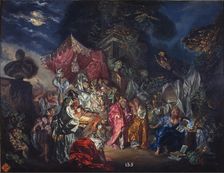 The watchfulness of Diogenes. Artist: Paret y Alcázar, Luis (1746-1799)