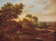 The Water Mill, Carshalton 1830, (c1915). Artist: Patrick Nasmyth