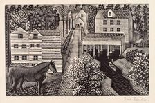 The Water Mill, c1935. Creator: Eric Ravilious