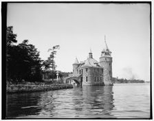 The water castle on Heart Island, Thousand Islands, (1902?). Creator: William H. Jackson