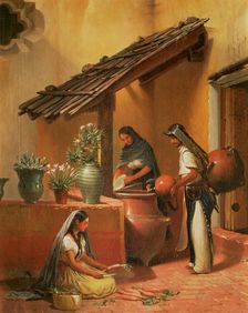 The Water carrier or Tortugo Oil by Edouard Pingret