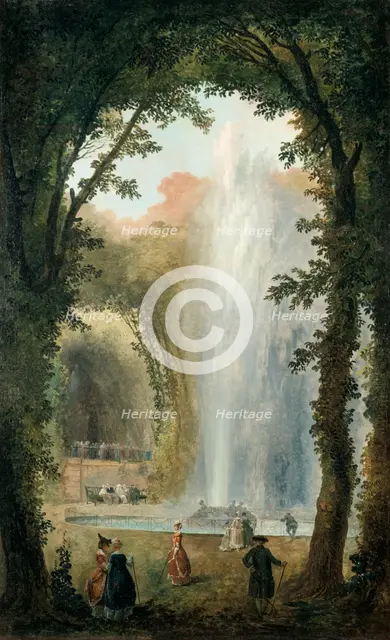 'The Water Feature of the Grove of the Museum of Marly', late 18th/early 19th century. Artist: Hubert Robert