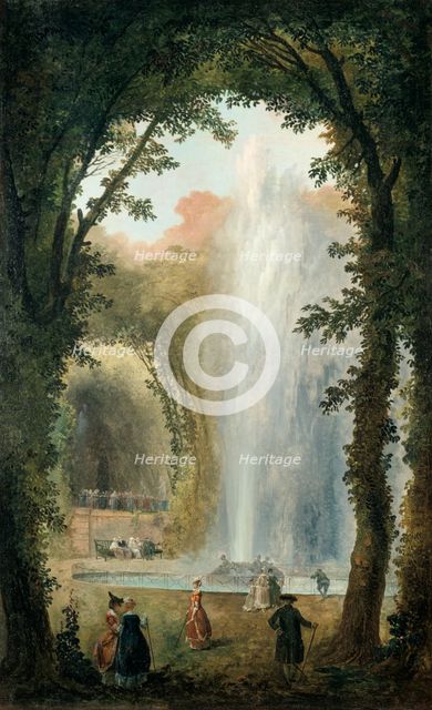 'The Water Feature of the Grove of the Museum of Marly', late 18th/early 19th century. Artist: Hubert Robert