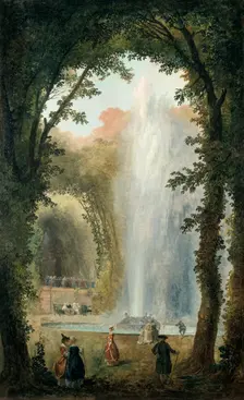 The Water Feature of the Grove of the Museum of Marly late 18th/early 19th century. Artist: Hubert Robert