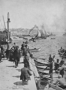The Water-front of Stamboul, with Pera in the distance 1913