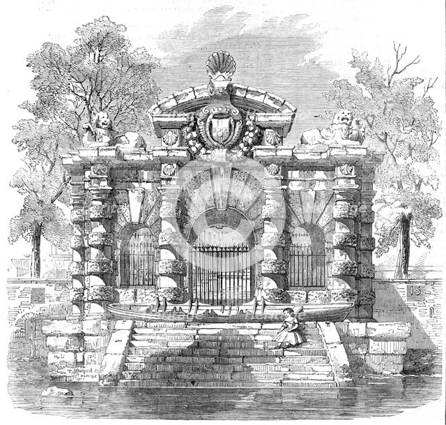 The Water-Gate of York House, Buckingham-Street, Strand, 1854. Creator: Unknown.