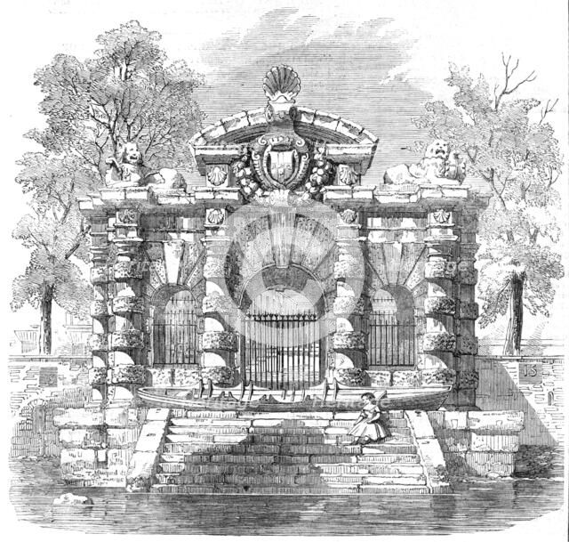 The Water-Gate of York House, Buckingham-Street, Strand, 1854. Creator: Unknown.