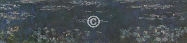 The Water Lilies - Green Reflections, 1914-1926. Artist: Monet, Claude (1840-1926)