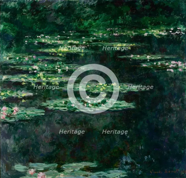 The Water Lilies (Les Nymphéas). Artist: Monet, Claude (1840-1926)