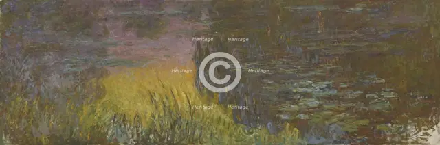 The Water Lilies - Setting Sun, 1914-1926. Artist: Monet, Claude (1840-1926)