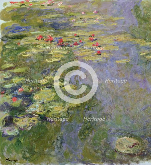 The Water Lily Pond, 1917-1919. Creator: Monet, Claude (1840-1926).