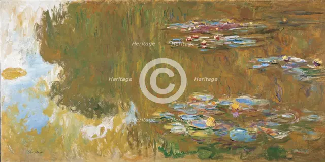 The Water Lily Pond, ca 1917-1919. Artist: Monet, Claude (1840-1926)