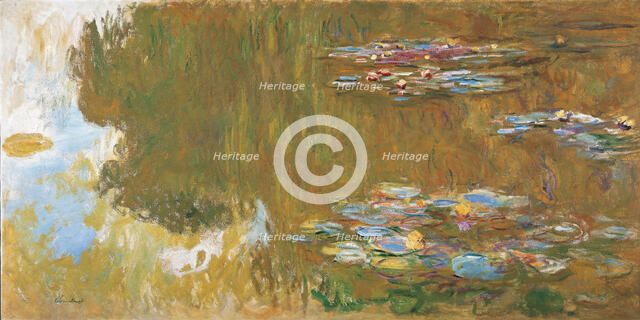 The Water Lily Pond, ca 1917-1919. Artist: Monet, Claude (1840-1926)