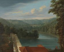 The Water Reservoirs, the so-called Bends, in Belgrad Forest, 1744-1763. Creator: Johann Christian Vollerdt