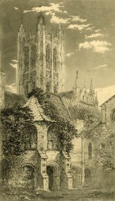 The Water Tower, Canterbury Cathedral, Canterbury, Kent, 1885. Creator: Unknown