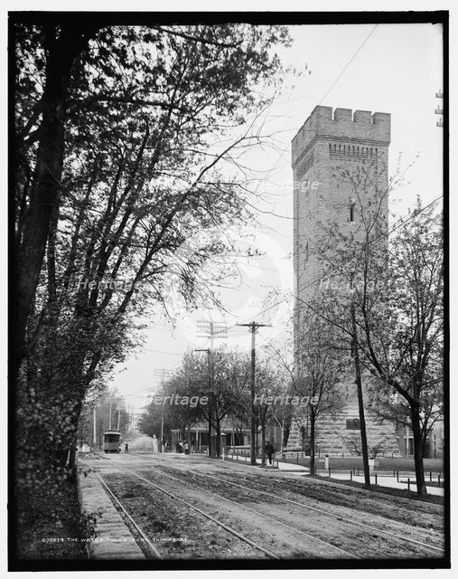 The Water tower, Fort Thomas, Ky., between 1900 and 1910. Creator: Unknown.